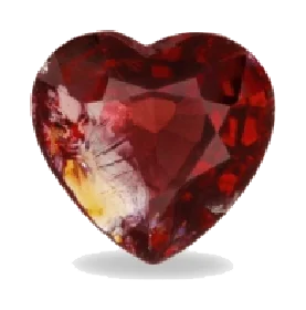 Natural spinel showing a visible feather inclusion before oiling